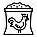 Huhnerfutterung Tierfutter Bauernhof Symbol