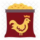 Huhnerfutterung Tierfutter Bauernhof Symbol