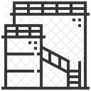 Petrole Stockage Chambre Icône