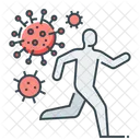 Virus Coronavirus Ejecutar Icono