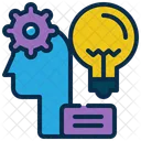 Human Brain Gear Icon