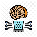 Human Brain Simulation Icon