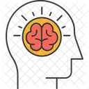 Human Brain Creative Brain Technical Brain Icon