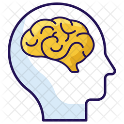 Human Brain Icon Of Colored Outline Style Available In Svg Png Eps Ai Icon Fonts