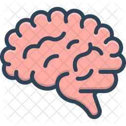 Human Brain Icon Of Colored Outline Style Available In Svg Png Eps Ai Icon Fonts