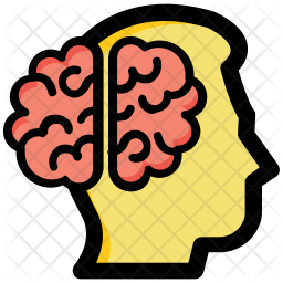 Human Brain Icon Of Colored Outline Style Available In Svg Png Eps Ai Icon Fonts