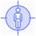 Human Centered Design Duotone Line Icon Icon