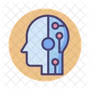 Human Computer Interaction Ai Brain Ai Head Icon