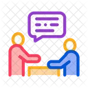 Dialogue Two People Icon