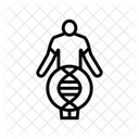 Human Dna Genetic Icon