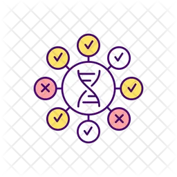 Human DNA testing  Icon