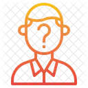 Question Businessman Human Resource Icon