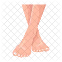 Woman Feet Icons Beautiful Feet Soft Feet Icon