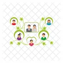 Human Genealogy Family Icon
