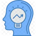 Human Head Creative Thinking Bulb Icon
