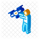 Human Hold Drone Icon