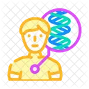 Human Dna Genetic Icon