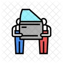 Human Work Car Icon
