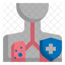 Human Lung Protection  Icon