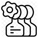 Fuhrung Ressourcen Koordination Symbol