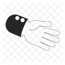 Human outstretched hand  Icon