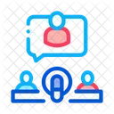 Host Microphone Person Icon