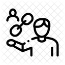 Human Hold Chain Icon