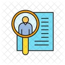 Human Resource Job Application Recruitment Icon