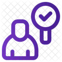 Human Resource Recruitment Person Icon