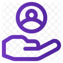 Human Resource Hr Management Employee Service Icon