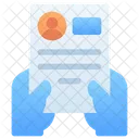 Human Resource Hiring Cv Icon