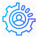 Human Resource Optimization Utilization Icon