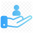Human Resource People Hand Icon