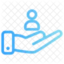 Human Resource People Hand Icon