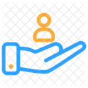 Human Resource People Hand Icon