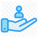 Human Resource People Hand Icon
