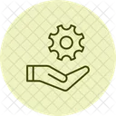 Human Resource Management Pentaglow Icon Icon