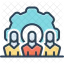 Human Resources Business Staff Icon