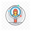 Human Resources Magnifier Icon