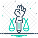 Human Right Law Justice Icon