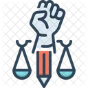 Human Right Law Justice Icon