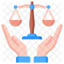 Human Rights Scale Justice Icon