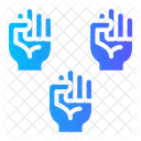 Human Rights Civil Hands Icon