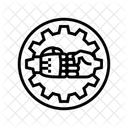 Human Robot  Icon