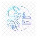 Human Shelters Shelters Refuges Icon