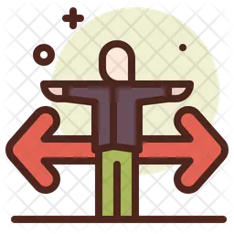 Human Side Direction  Icon