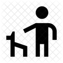 Human People Dog Icon