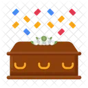 Humanist Funeral Funeral Coffin Icon