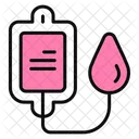 Humanitarian Blood Donor Symbol Life Saving Donation Illustration Blood Drop Charity Emblem Icon