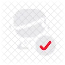Humano Verificar Confirmar Icon